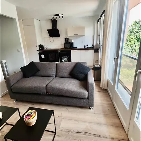 公寓 Petit Havre Moderne A Avec Parking Prive Proche Du Metro A 5 Min